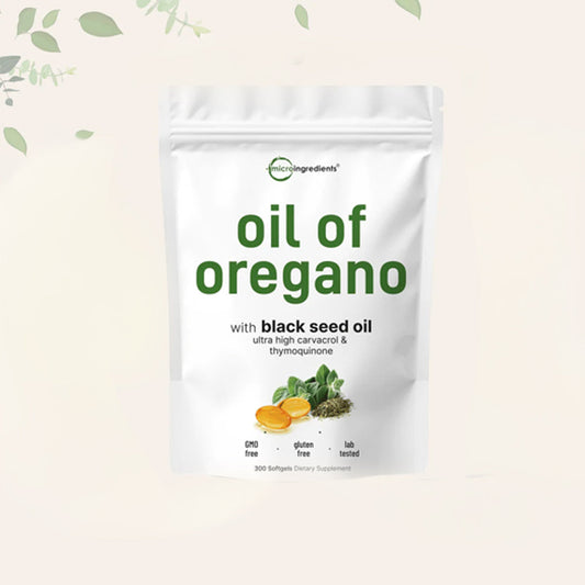 Micro Ingredients Aceite de orégano con aceite de semilla negra (Black Seed Oil)